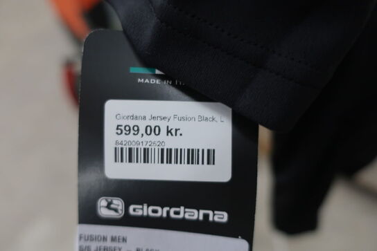 Cykeltrøje GIORDANA Fusion Men S/S Jersey Str: L