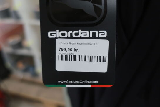 Cykelbukser GIORDANA Fusion BIB Tights Str: 2XL