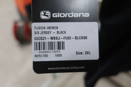 Cykeltrøje GIORDANA Fusion Women S/S Jersey Str: 2XL