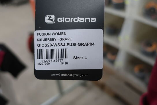 Cykeltrøje GIORDANA Fusion Women S/S Jersey Str: L