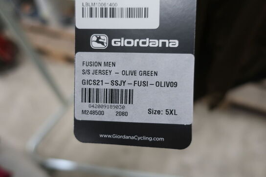 Cykeltrøje GIORDANA Fusion Men S/S Jersey Str: 5XL