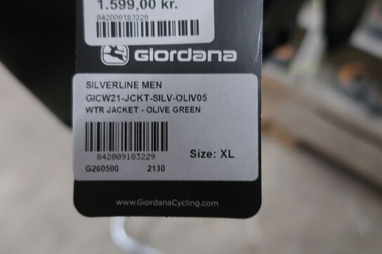 Cykeljakke GIORDANA Silverline Men WTR Jacket Str: XL