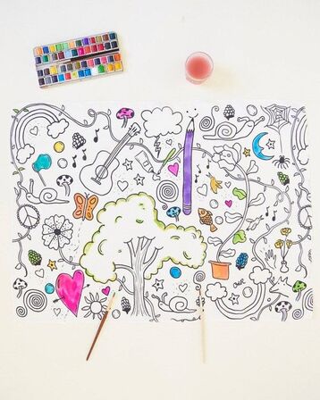 20 stk. Seek & Find Coloring Playsilk - sarahs silks