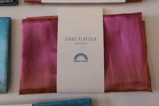 6 stk. ass. Legesilke fra Sarah’s Silks – Giant/Large 