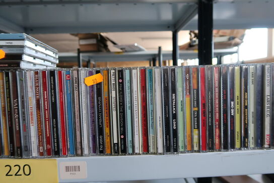 CD samling - Rock/pop albums ca. 100 stk.