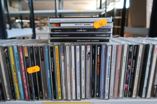 CD samling - Rock/pop albums ca. 100 stk.