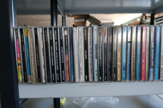 CD samling - Rock/pop albums ca. 100 stk.