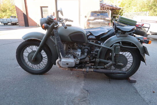 Veteranmotorcykel med sidevogn, DNEPR MB 750 MOMSFRI