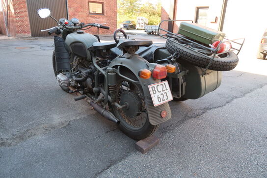 Veteranmotorcykel med sidevogn, DNEPR MB 750 MOMSFRI