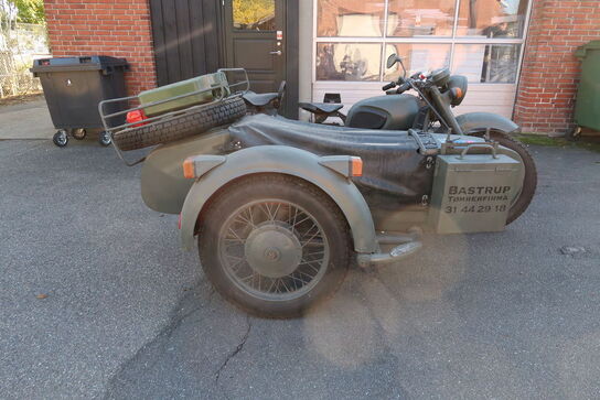 Veteranmotorcykel med sidevogn, DNEPR MB 750 MOMSFRI