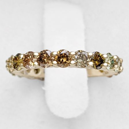 Diamantring 2,21 ct i 14 kt guld