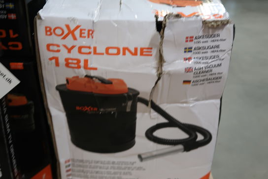 Boxer® cyclone askesuger med HEPA filter 18 liter med motor 1000 Watt