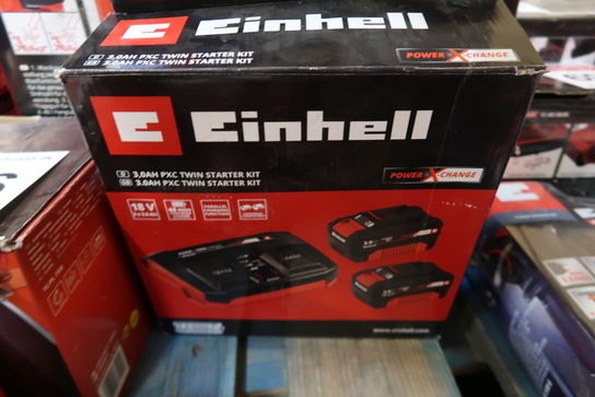 Einhell Starterkit 2x 18V 3,0A & Twin oplader