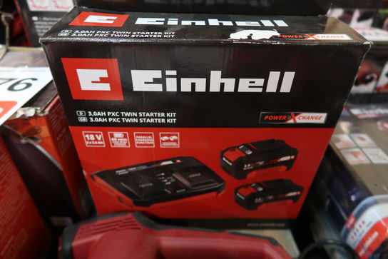 Einhell Starterkit 2x 18V 3,0A & Twin oplader