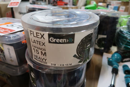 3 stk. Green it Flexslange - Flex2 - 15 meter latex