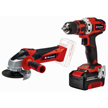 Einhell TE-TK 18/2 Li Kit akku værktøjssæt 1x18V/4,0 AH og lader