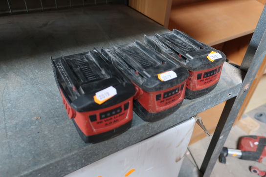 3 stk. Batterier HILTI 