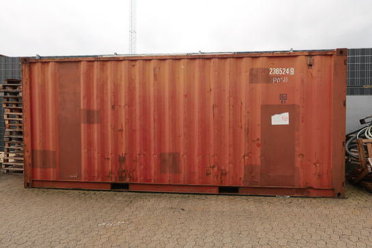 20´ container med indhold