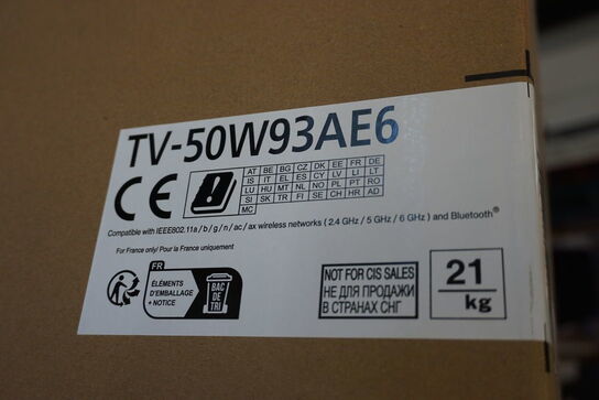 50" LED TV Panasonic TV-50W93AE6