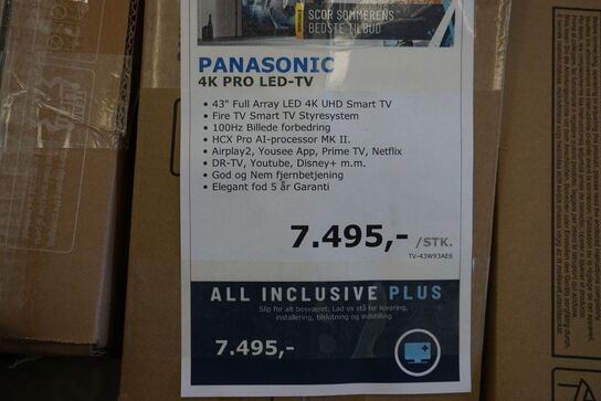 43" 4K PRO LED TV Panasonic TV-43W93AE6