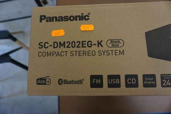 Stereo System Panasonic SC-DM202EG-K