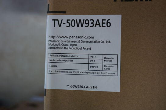 50" LED TV Panasonic TV-50W93AE6