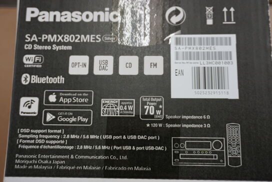 Stereo system Panasonic SA-PMX802MES