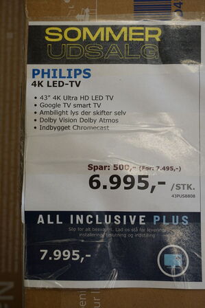 43" 4K LED TV Philips 43PUS8808/12