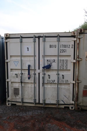 20" container uden indhold