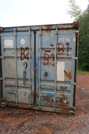 20" container uden indhold