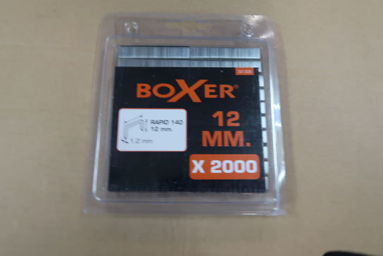 10 pk. Boxer Hæfteklammer nr. 140 - 12 mm. - 2000 stk.