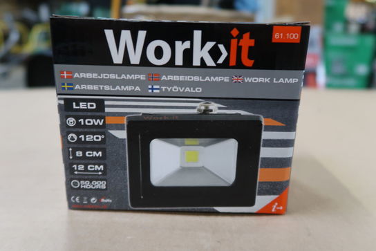 6 stk. work it arbejdslampe 10W