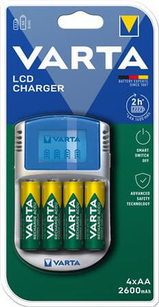 Varta Lader power lcd 2t 4xaa2500mah