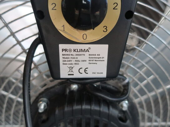 Ventilator PRO KLIMA FGD-18