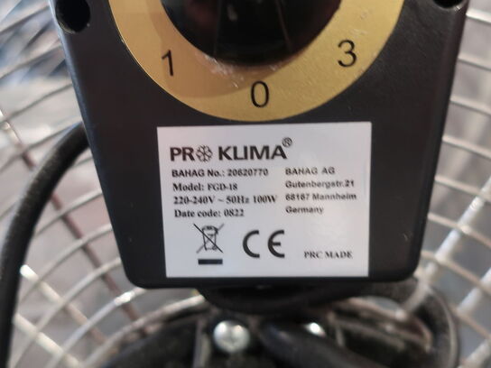 Ventilator PRO KLIMA FGD-18