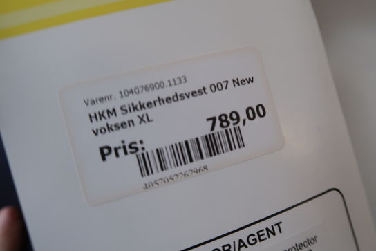 HKM sikkerhedsvest 007 New voksen XL