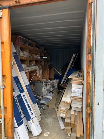 20" Container med indhold