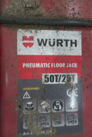 Donkraft WÜRTH Pneumatic Floor Jack 50T/25T