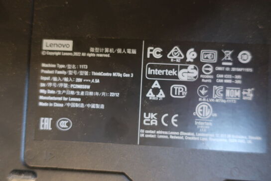 Computer LENOVO ThinkCentre M70q Gen. 3