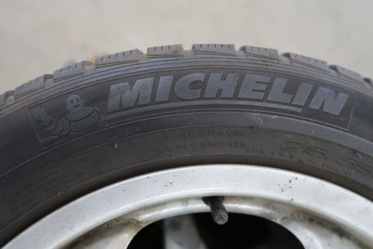 4 stk. 16" alufælge m. vinterdæk MICHELIN