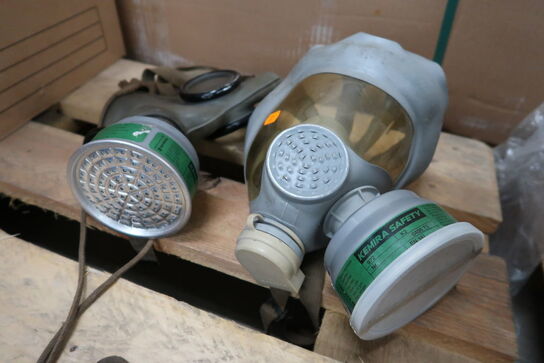 2 stk. Gasmasker