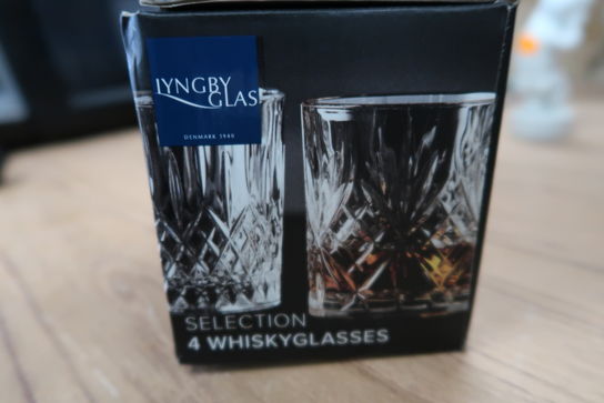 4 stk. Whiskyglas LYNGBY