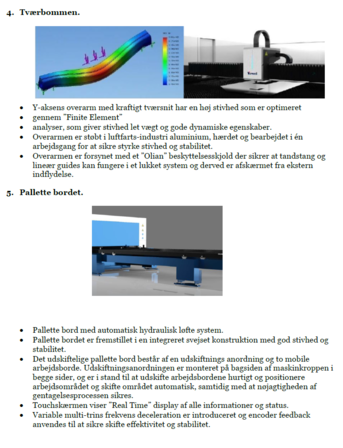 Laserskæreanlæg Yawei HFL 2560 , 12 Kw , Fiber,  2500 x 6000 mm