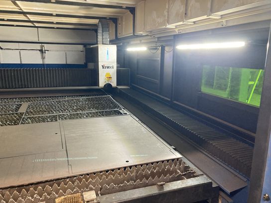 Laserskæreanlæg Yawei HFL 2560 , 12 Kw , Fiber,  2500 x 6000 mm