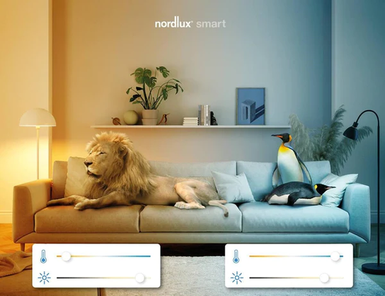 2 stk. nordlux explore smart m. app styring kommer med smart led pærer(ubrugt)