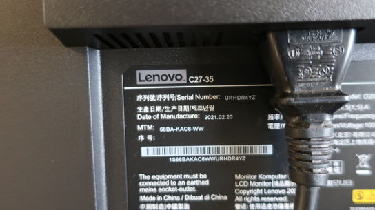 Computerskærm LENOVO C27-35