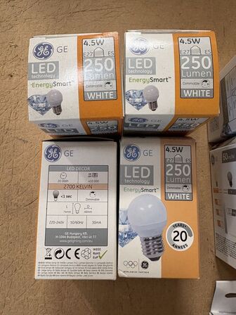 11 stk GE LED E27