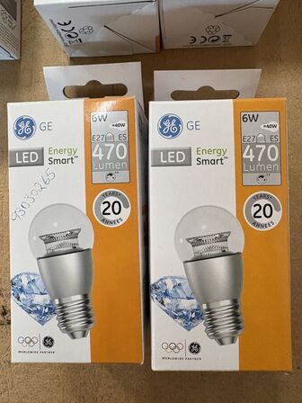 11 stk GE LED E27