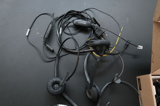 Diverse headsets m.m. 