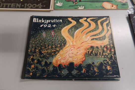 Ca. 30 stk. Blæksprutten blade 